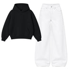 Baggy Jeans With Oversized Hoodie