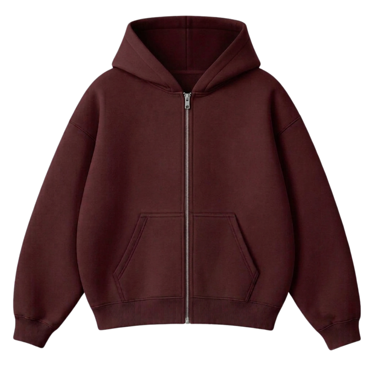 Oversize Drop Shoulder Zipper Main image