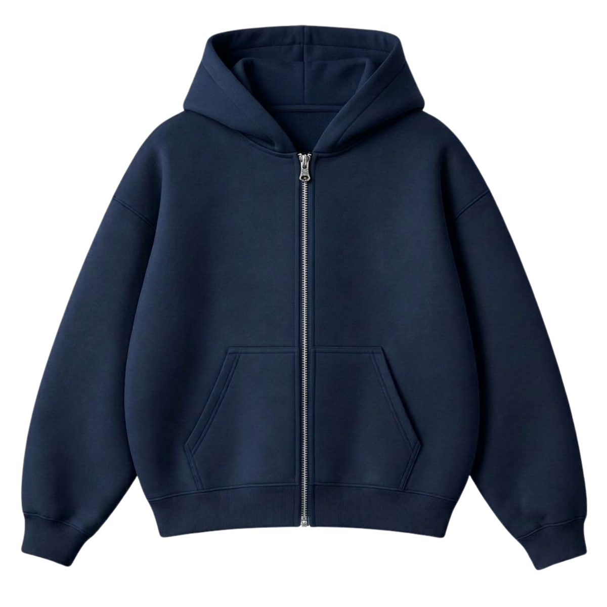 Oversize Drop Shoulder Zipper Main image