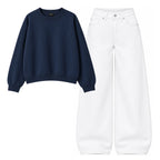 Baggy Jeans With Oversized Sweatshirt