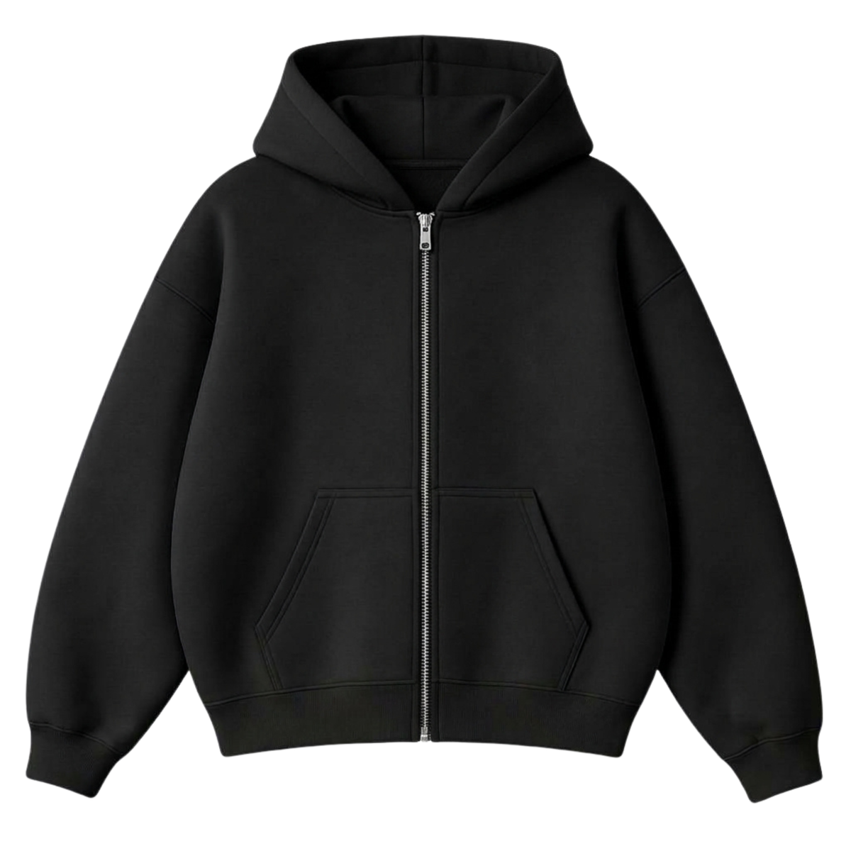 Oversize Drop Shoulder Zipper Main image