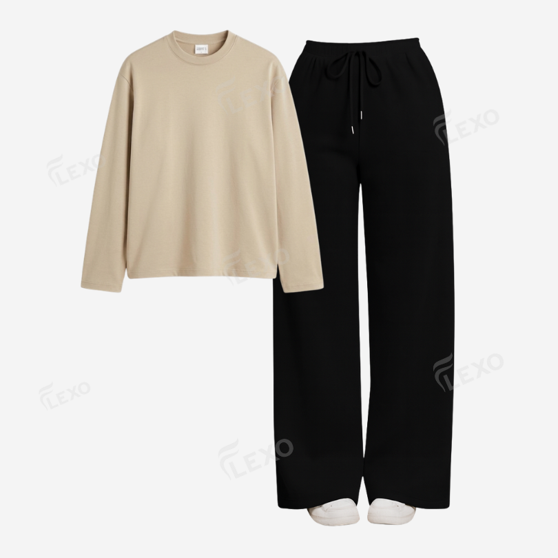 Black Flapper With Full Sleeves T-Shirt