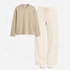 Cream Flapper With Full Sleeves T-Shirt