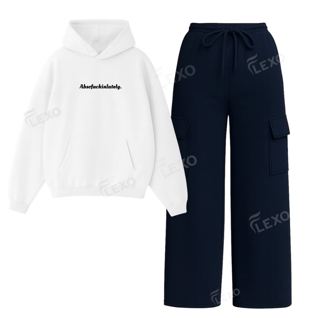 Straight Leg Cargo With Absofuckinlutely Hoodie