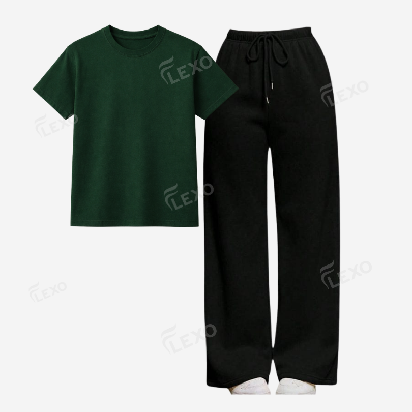 Black Flapper With Regular T-Shirt