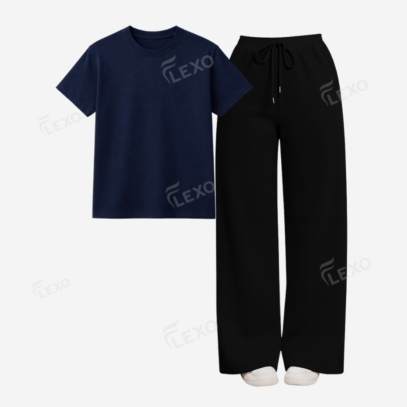 Black Flapper With Regular T-Shirt