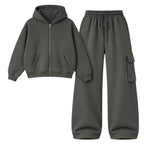 Straight Leg Cargo With Oversized Zipper