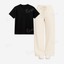 Cream Flapper With Regular T-Shirt