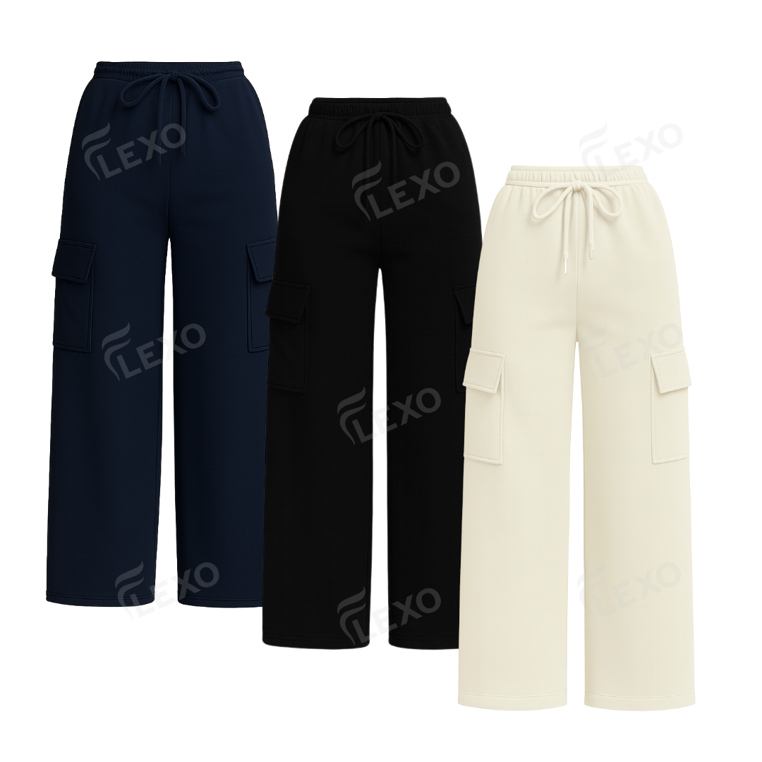 PACK OF 3 STRAIGHT LEG CARGO