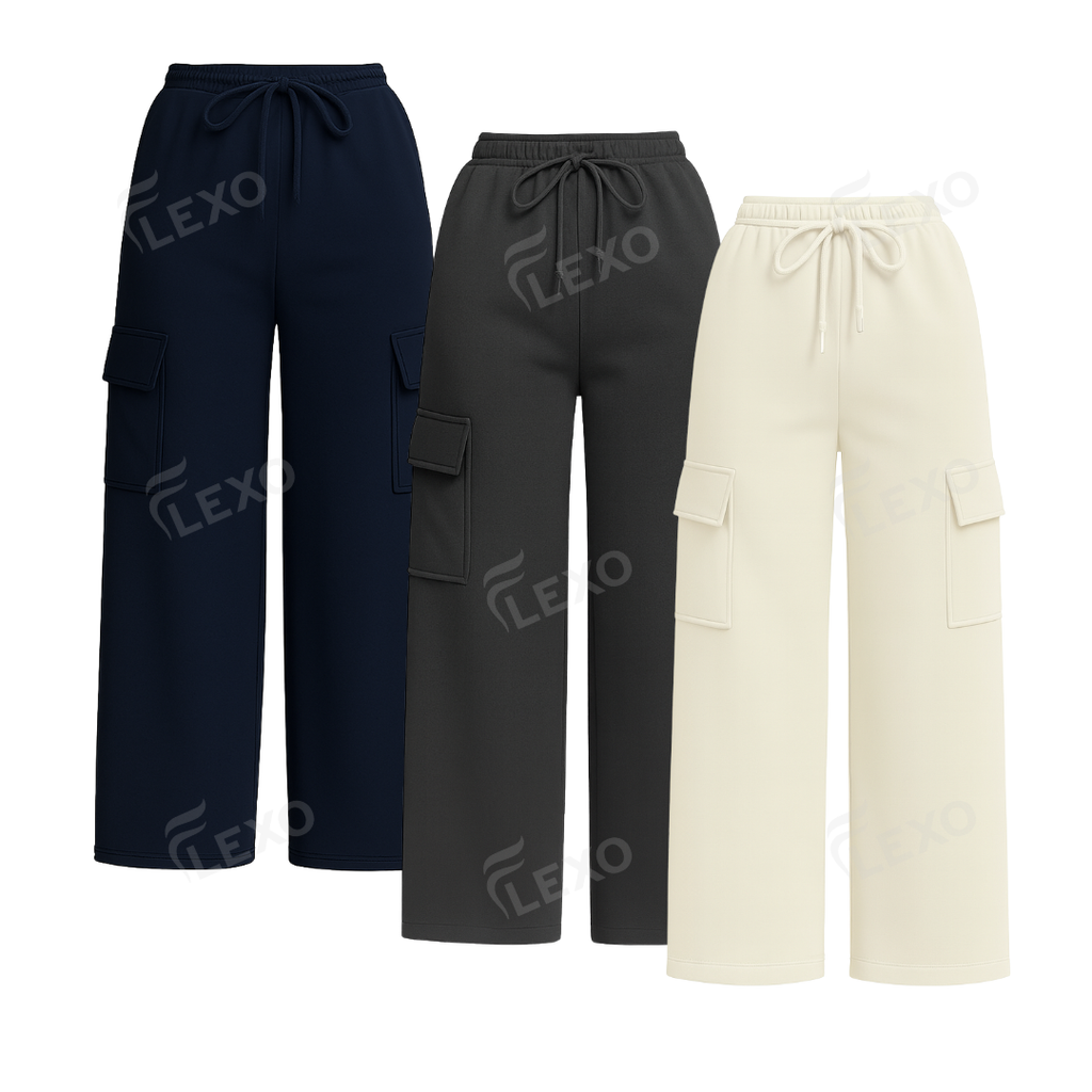 PACK OF 3 STRAIGHT LEG CARGO