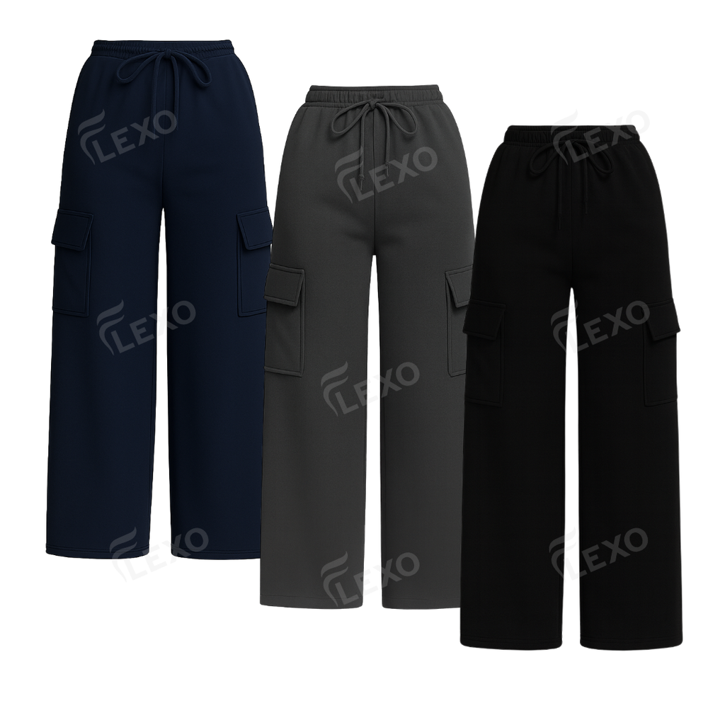 PACK OF 3 STRAIGHT LEG CARGO