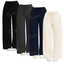 PACK OF 4 STRAIGHT LEG TROUSERS