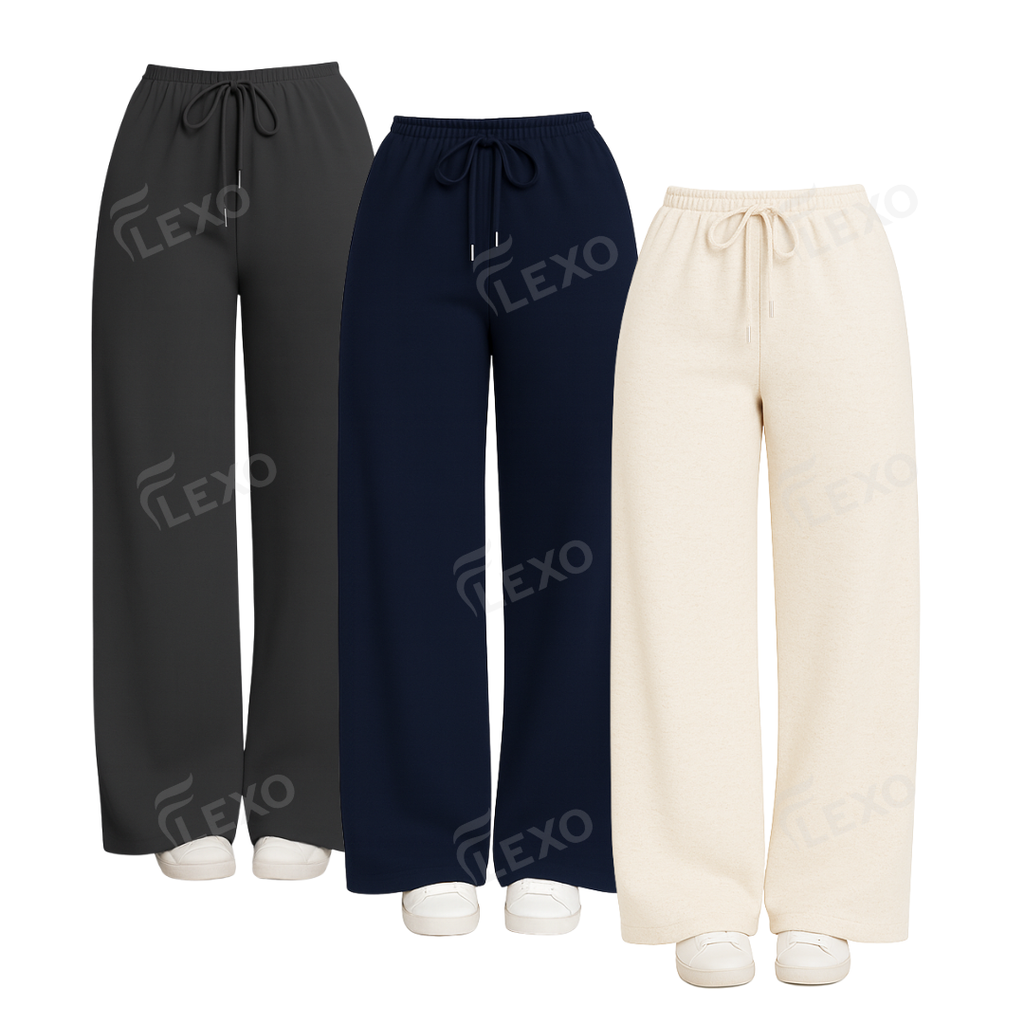 PACK OF 3 STRAIGHT LEG TROUSERS