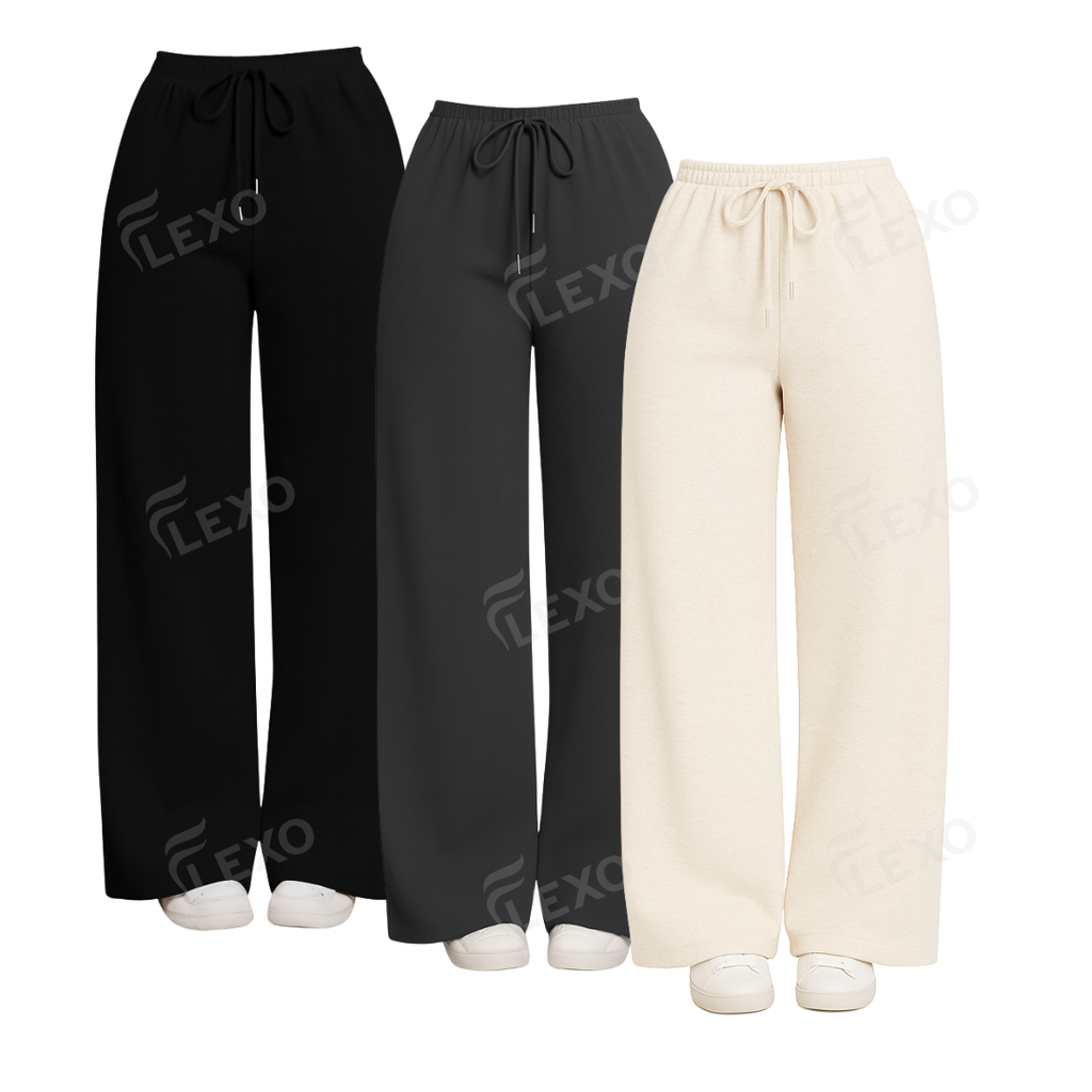 PACK OF 3 STRAIGHT LEG TROUSERS