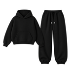 Black Oversized Sweatpant With Oversized Hoodie