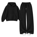 Straight Leg Trouser With Oversized Hoodie