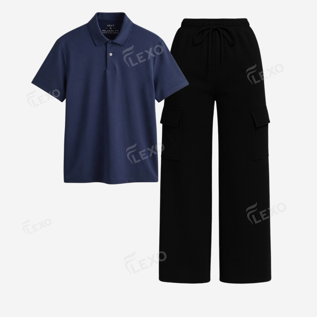 Black Cargo With Polo