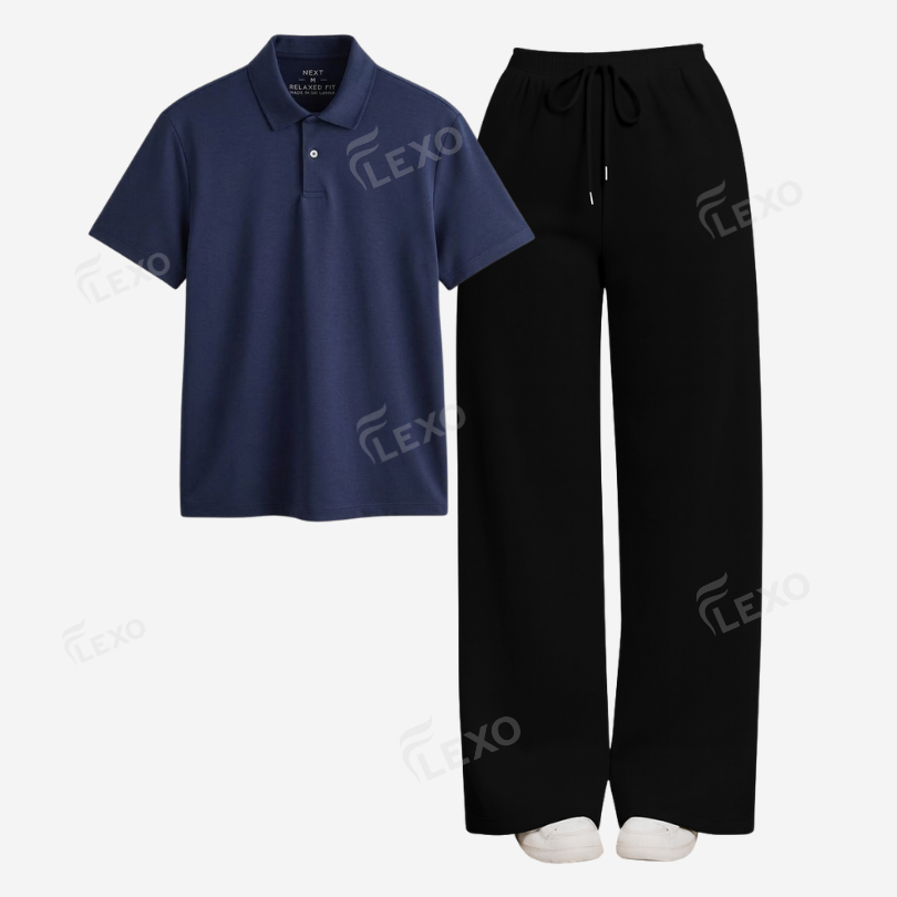 Black Flapper With Polo