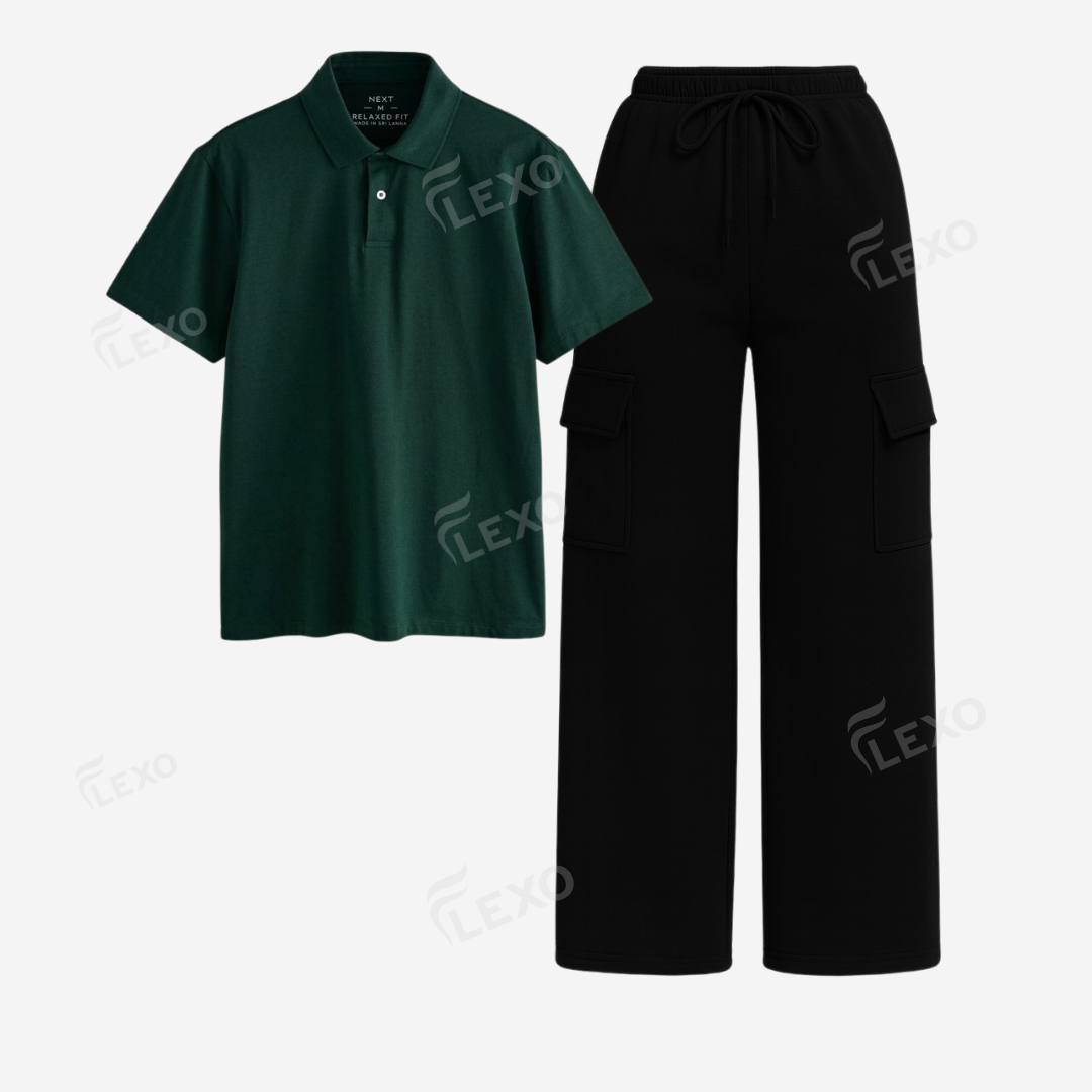Black Cargo With Polo
