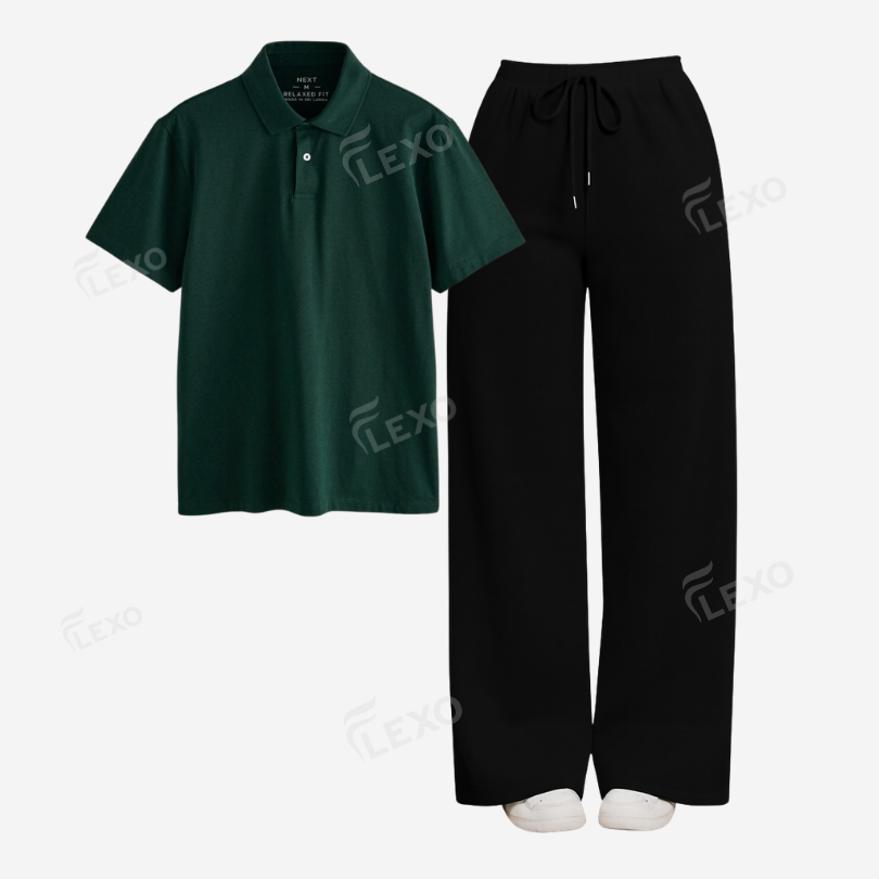 Black Flapper With Polo