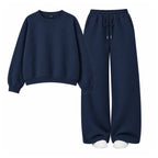 Straight Leg Trouser With Oversized Sweatshirt