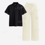 Cream Cargo With Polo