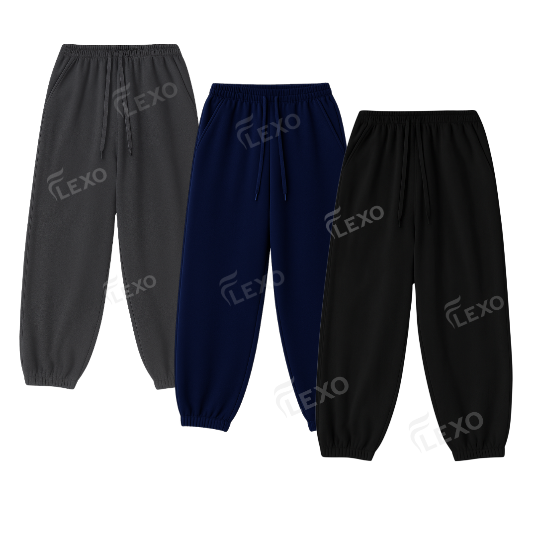 PACK OF 3 OVERSIZED SWEATPANTS