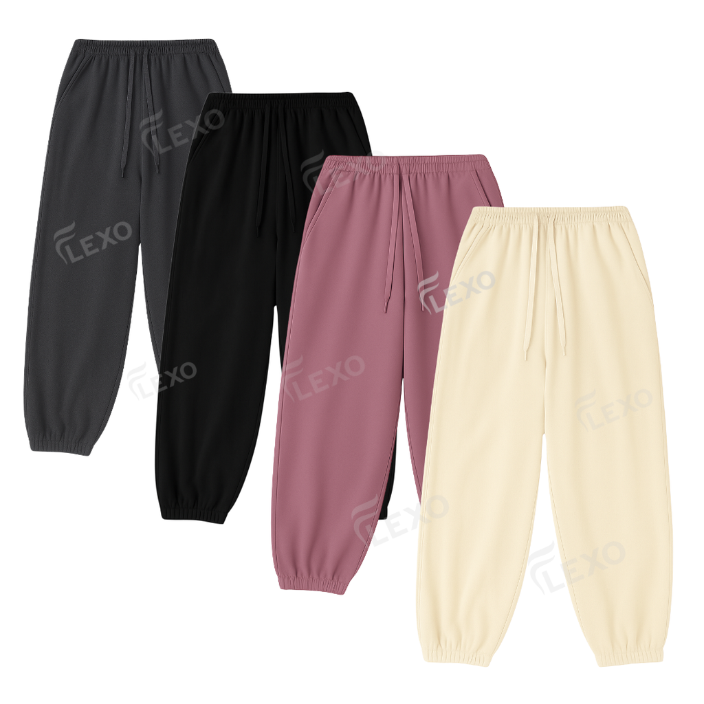 PACK OF 4 OVERSIZED SWEATPANTS