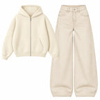 Baggy Jeans With Oversized Zipper