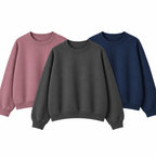 Pack Of 3 Oversize Drop Shoulder Sweatshirt