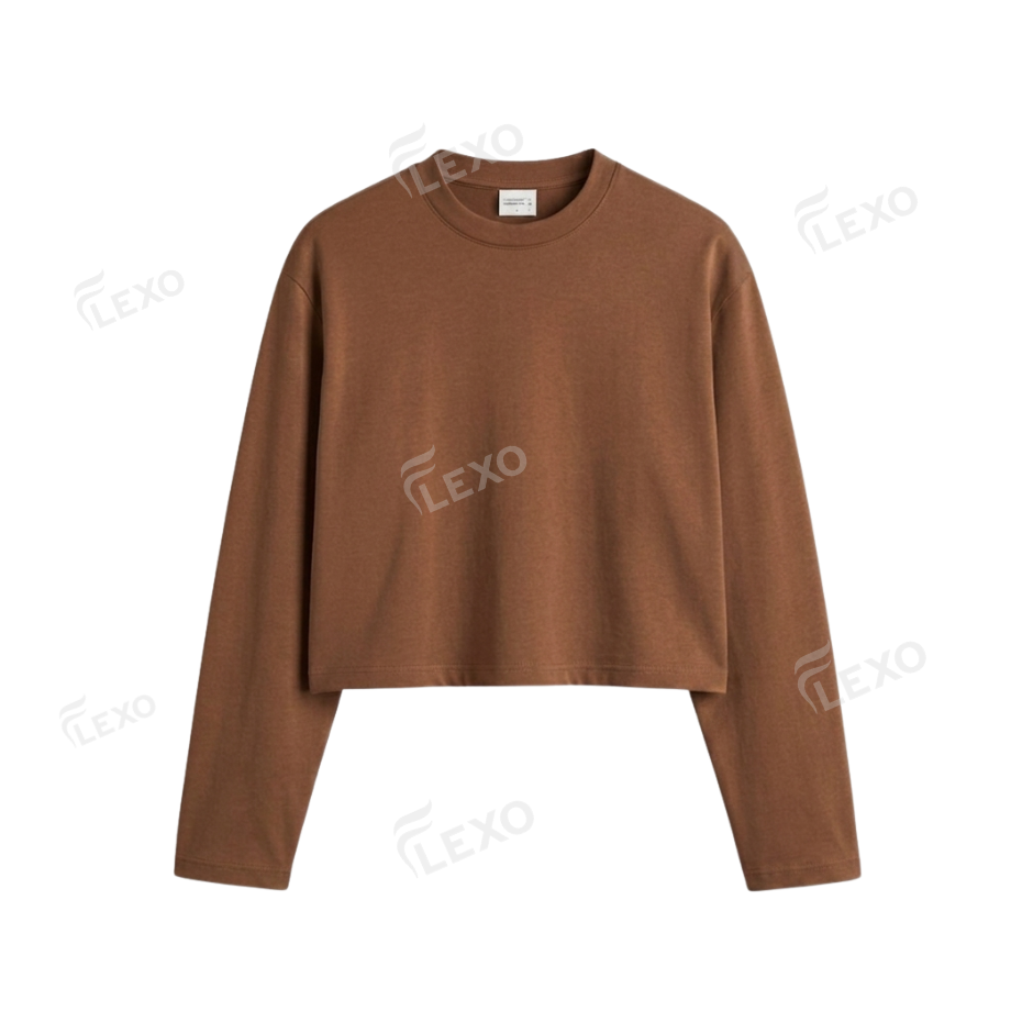 Crop Full Sleeves T-Shirt