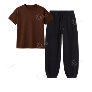 Black Sweatpant With Regular T-Shirts