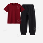 Black Sweatpant With Regular T-Shirts