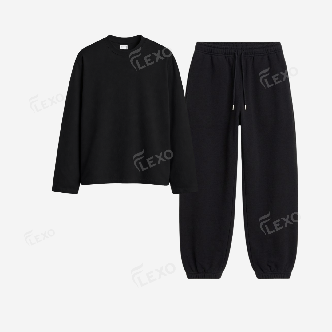 Black Sweatpant With Full Sleeves T-Shirts Main image