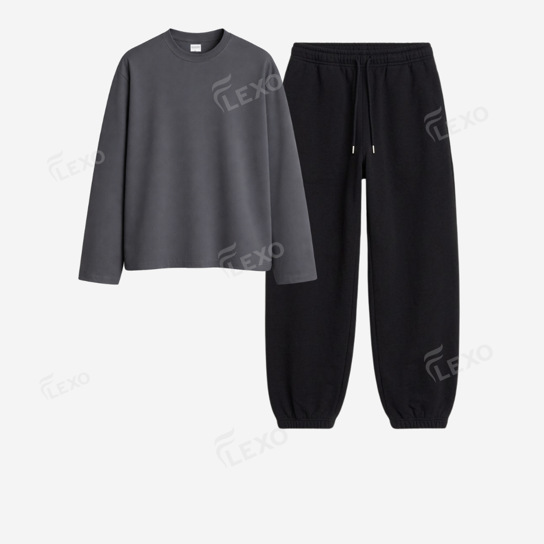 Black Sweatpant With Full Sleeves T-Shirts