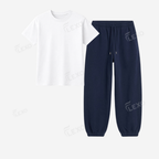 Navyblue Sweatpant With Regular T-Shirts