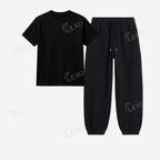 Black Sweatpant With Regular T-Shirts