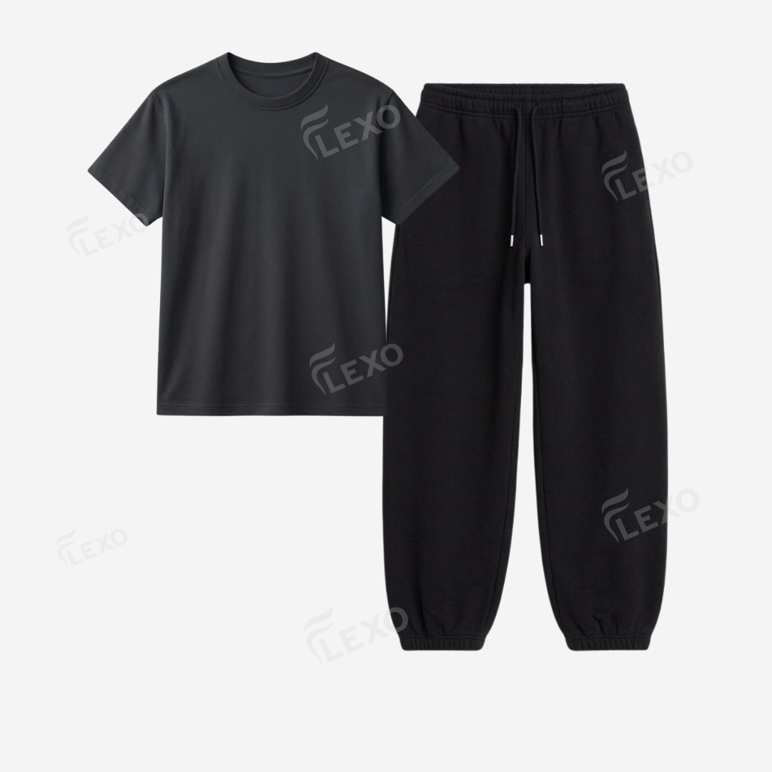 Black Sweatpant With Regular T-Shirts