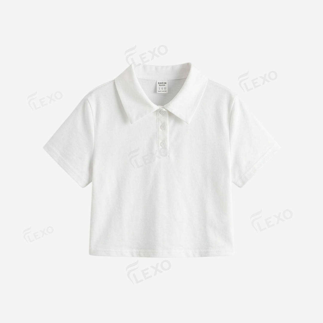 Crop Polo Main image