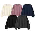 Pack Of 5 Oversize Drop Shoulder Sweatshirt