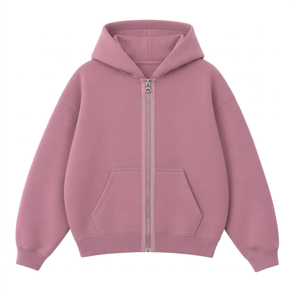 Oversize Drop Shoulder Zipper Main image