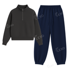 Oversized Sweatpant With Oversized Mockneck