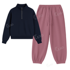 Oversized Sweatpant With Oversized Mockneck