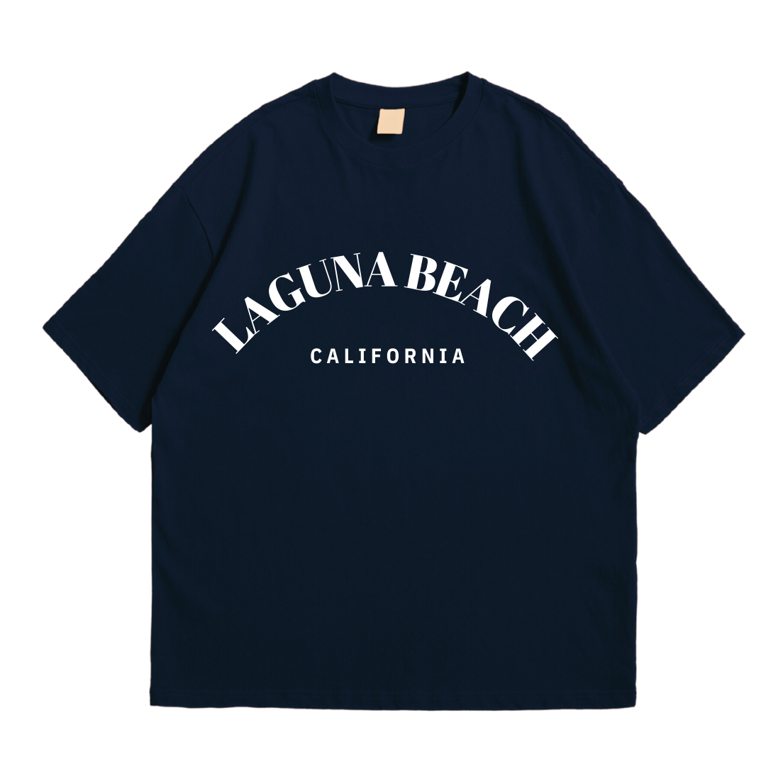 تي شيرت Laguna Beach كبير الحجم - فليكسو