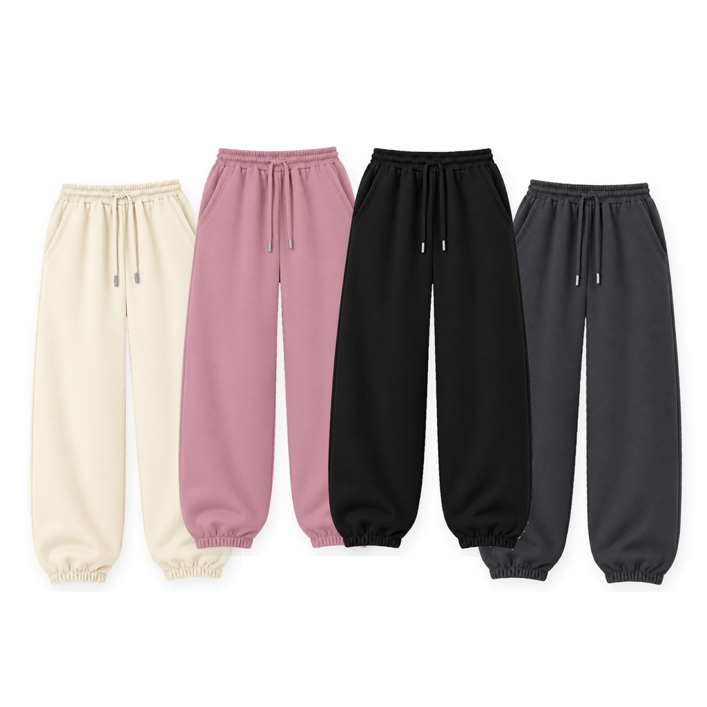 Pack of 4 Oversized Sweatpants