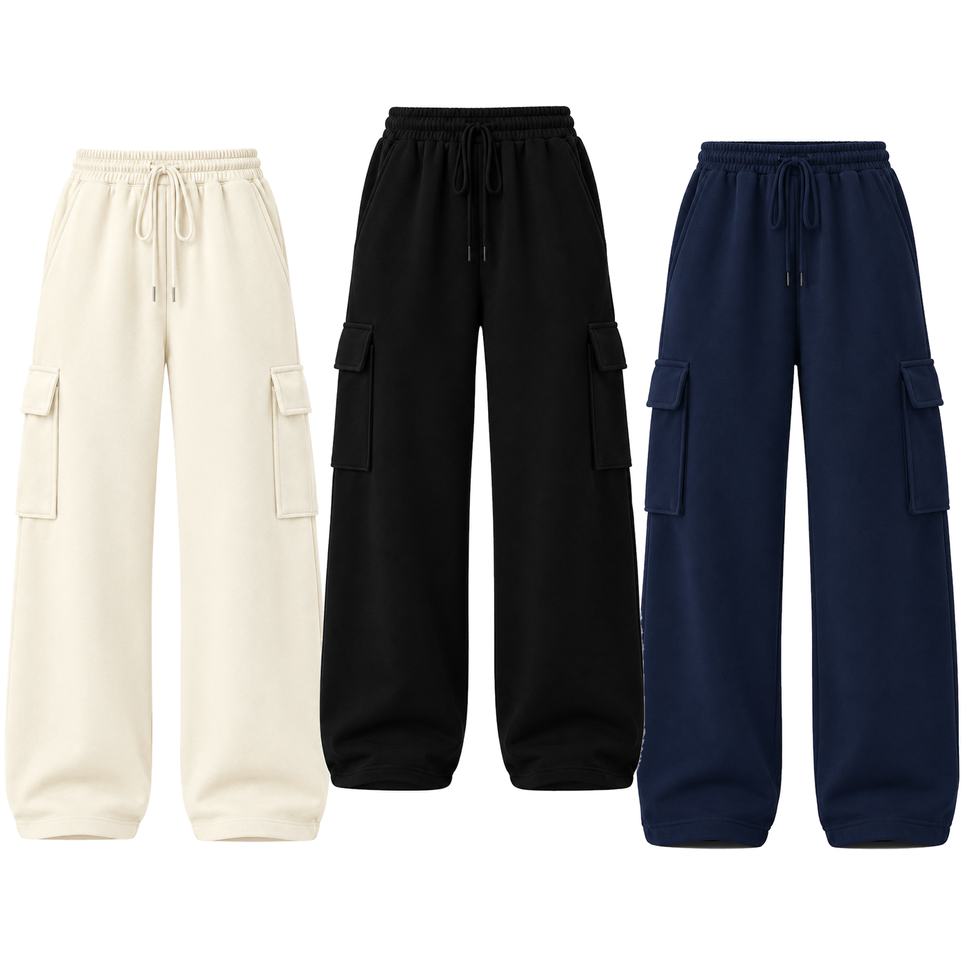 Pack of 3 Straight Leg Cargo Secondary image