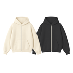 Pack of 2 Oversize Drop Shoulder Zipper