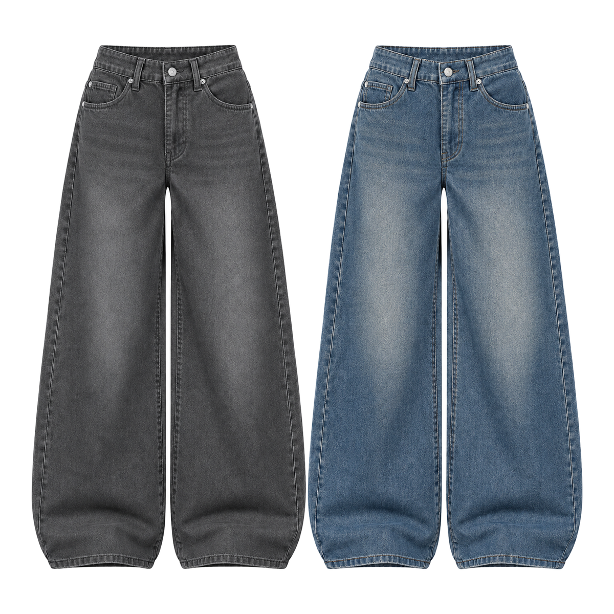 Pack of 2 Wide-leg Jeans Main image