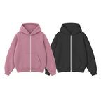 Pack of 2 Oversize Drop Shoulder Zipper
