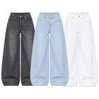 Pack of 3 Wide-leg Jeans